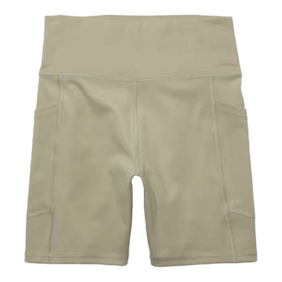 New American Eagle Women's Everything Pocket Fleece BIKE SHORT Pull On XS Cream - Picture 2 of 5